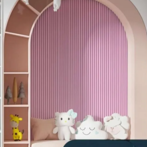 3D Panely Pastel Pink