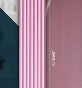 3D Panely Pastel Pink